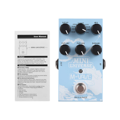M-VAVE MINI - UNIVERSE【Strymon blueSky】 M-Vave Mini-Universe Pedal (Cheapest Strymon Big Sky Clone