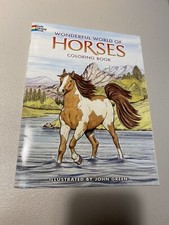 Wonderful World Of Horses Coloring Book
