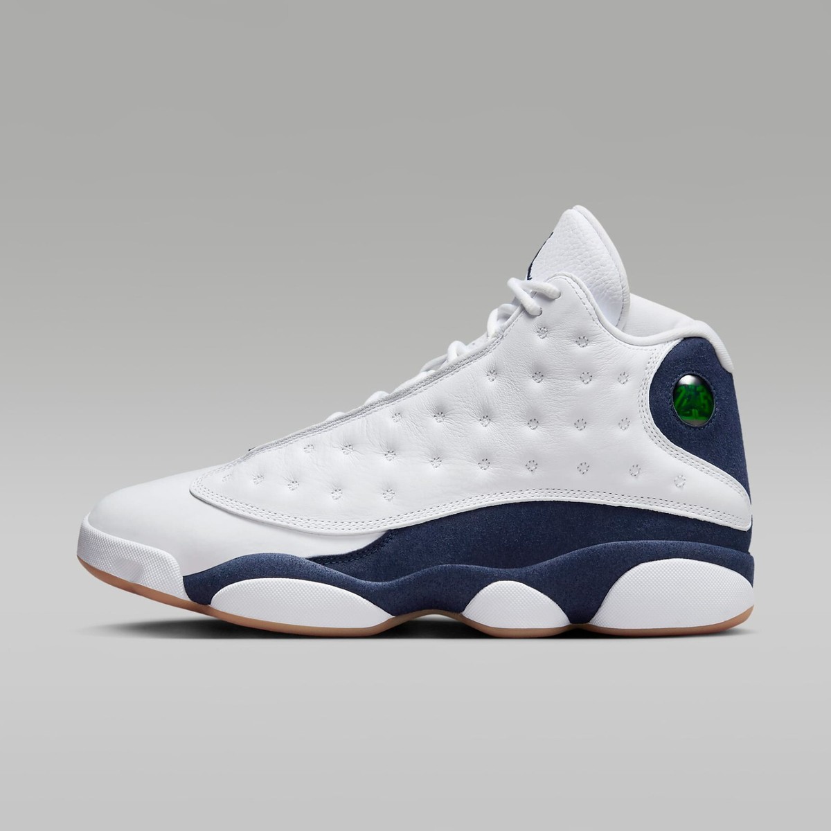 New Nike Air Jordan 13 Retro Shoes - White/ Midnight Navy (414571