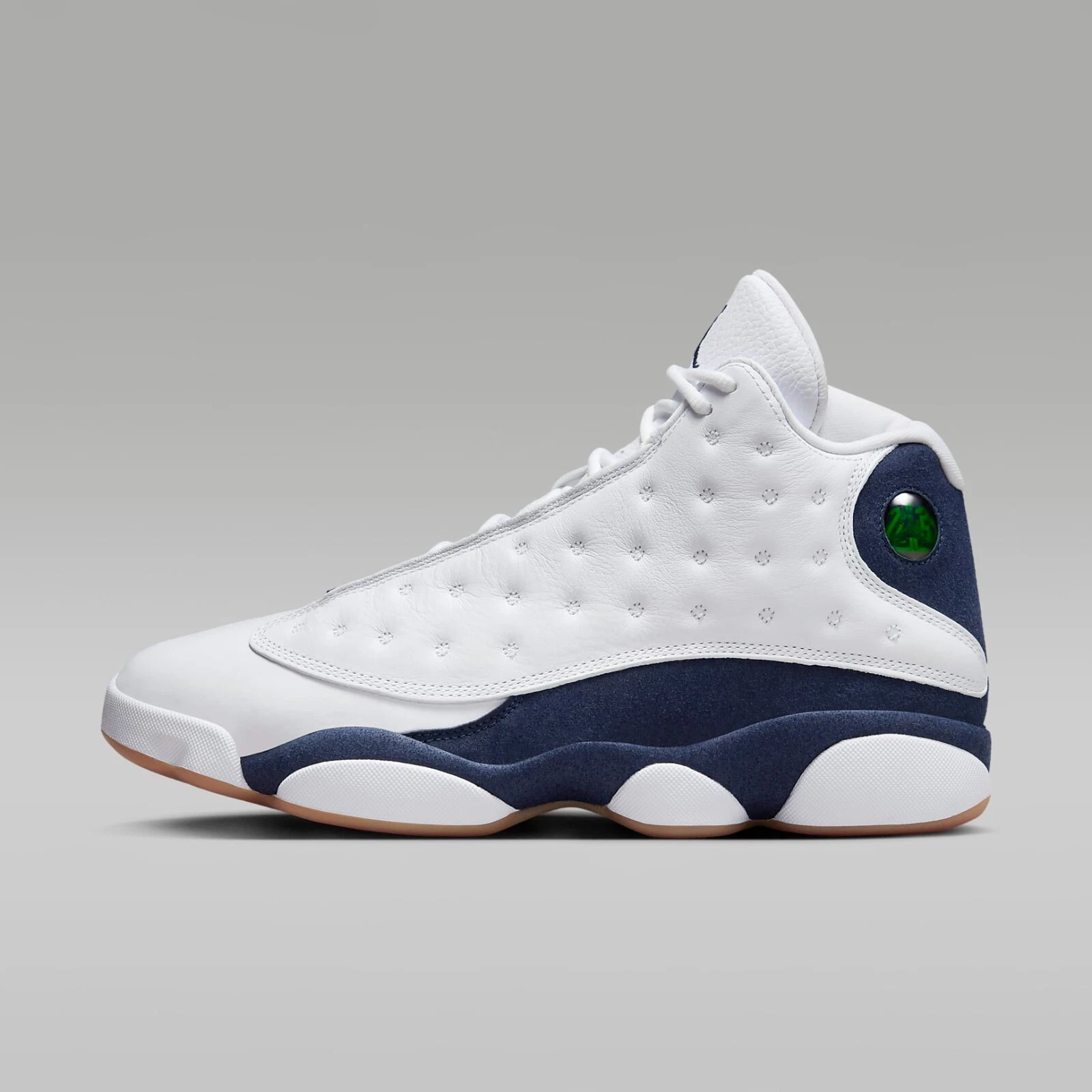 New Nike Air Jordan 13 Retro Shoes - White/ Midnight Navy (414571-140)