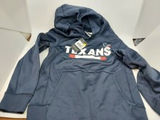 NFL Texans Youth Navy Blue Pullover Hoodie