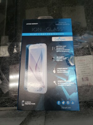 Liquipel Ion-Glass Blue Light Screen Protector for Samsung Galaxy S6 FREE SHIP