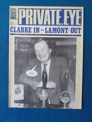 Private Eye Magazine - Issue 821 - 4th June 1993 - Ken Clarke on cover