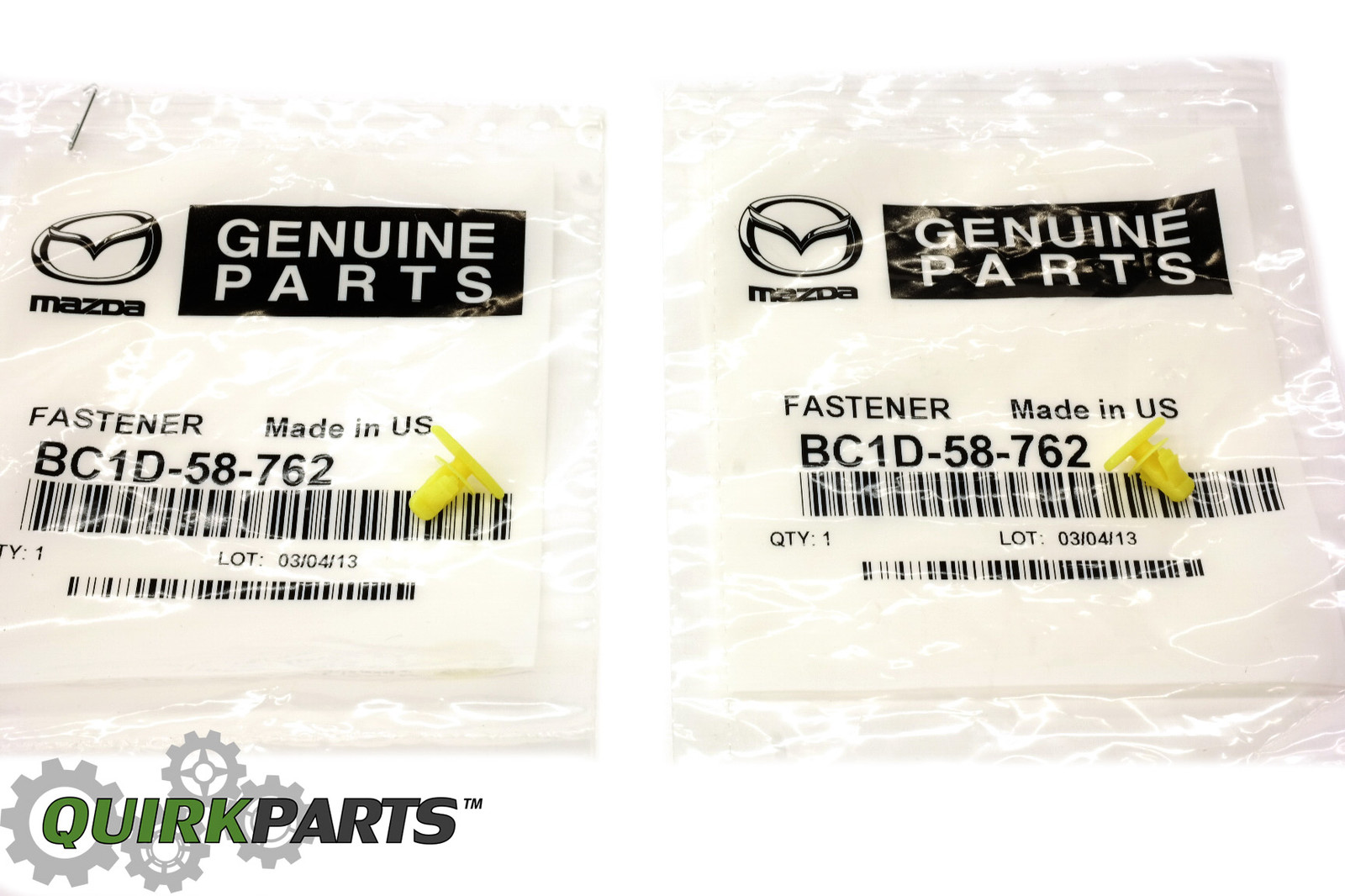 Juego de fijadores de burlete delantero para Mazda MX-5 Miata/RX-7/RX-8 (N/P BC1D-58-762)