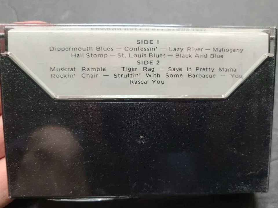 NEW Louis Armstrong - With Edmond Hall's All Stars 1947 Cassette Tape QSR 2411 - Image 3 of 4