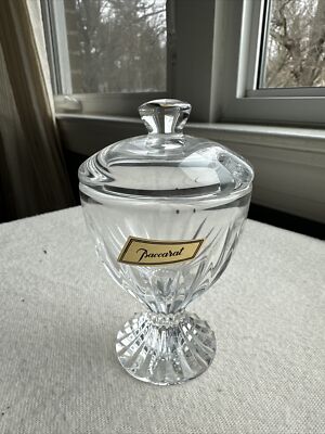 Baccarat Crystal Masses Mustard/Jelly Jar | eBay