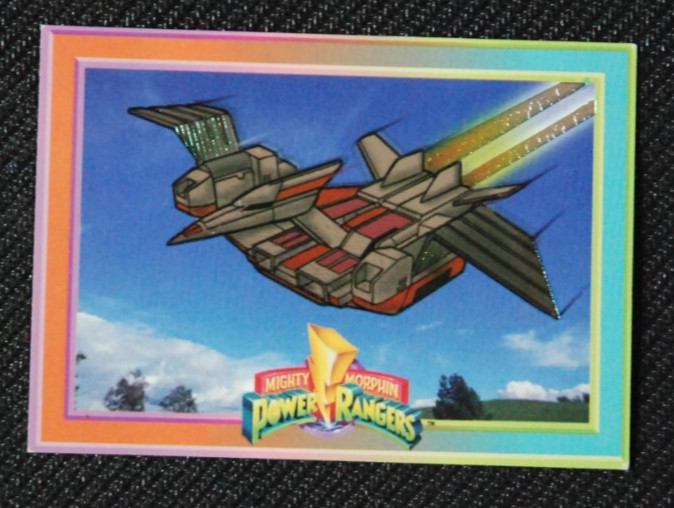 1994 Mighty Morphin POWER RANGERS #12 Pterodactyl Dinozord Power Foil Card