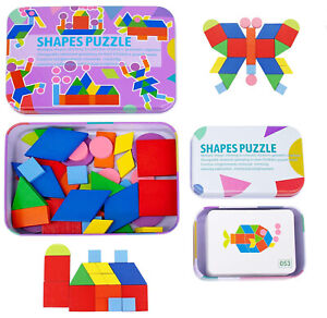 Educational Wooden Jigsaw Puzzle Toys for Ages 2+ Sorting and Stacking Games - Click1Get2 Price Drop