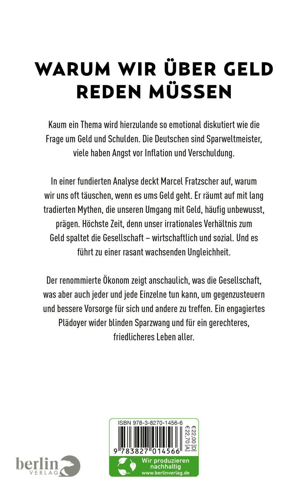 Thumbnail - Marcel Fratzscher | Geld Oder Leben | Buch | Deutsch (2022) | 256 S.