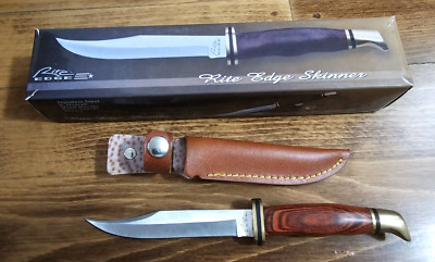 Rite Edge Skinner Knife with Sheath & Box