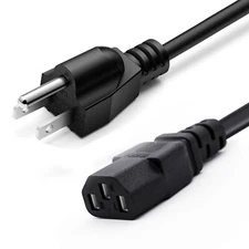 13.2FT Universal 3 Prong AC Power Cord Replacement for Goplus 2 in 1 Folding ...