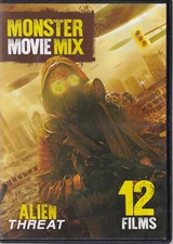 MONSTER MOVIE MIX - ALIEN THREAT/DEADLY ATTACK (12 FILM DVD) (W3)