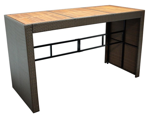 Stehtisch Bartisch Bistrotisch Stehbiertisch Cortina 185x80x110cm