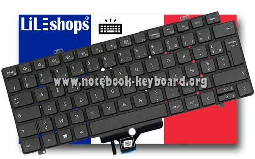 Clavier Français Original Pour Dell Latitude - 7420 7430 7520 7530 Rétroéclairé