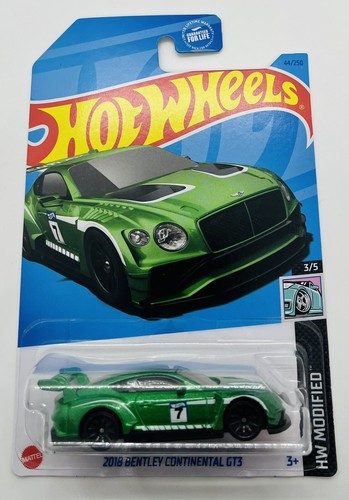 HOT WHEELS - 2018 BENTLEY CONTINENTAL GT3 (HKH84) - Picture 1 of 5