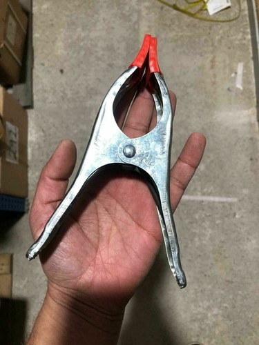 Spring Clamps Large 7", 4" & Mini 2" Metal Market Stall Clips Tarpaulin Plastic - Picture 18 of 18