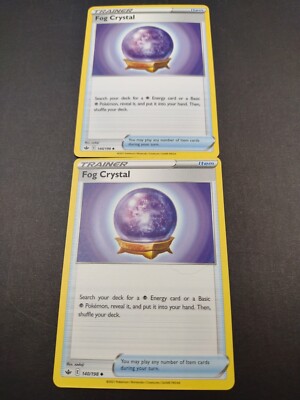 2x Fog Crystal 140/198 Chilling Reign 2021 Pokemon NM | eBay