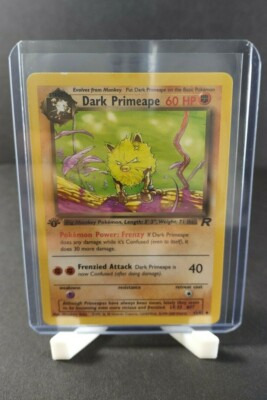 dark primeape pokemon card value Dark Primeape 43/82 Team Rocket Regular