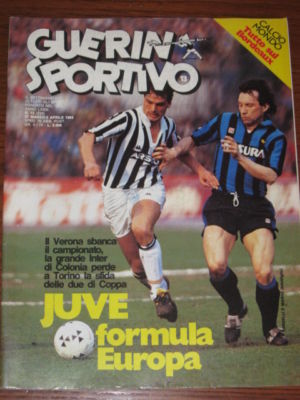 Guerin Sport 21-1984 Juventus Vince Coupe Des Coppe- Liverpool-Roma +Film