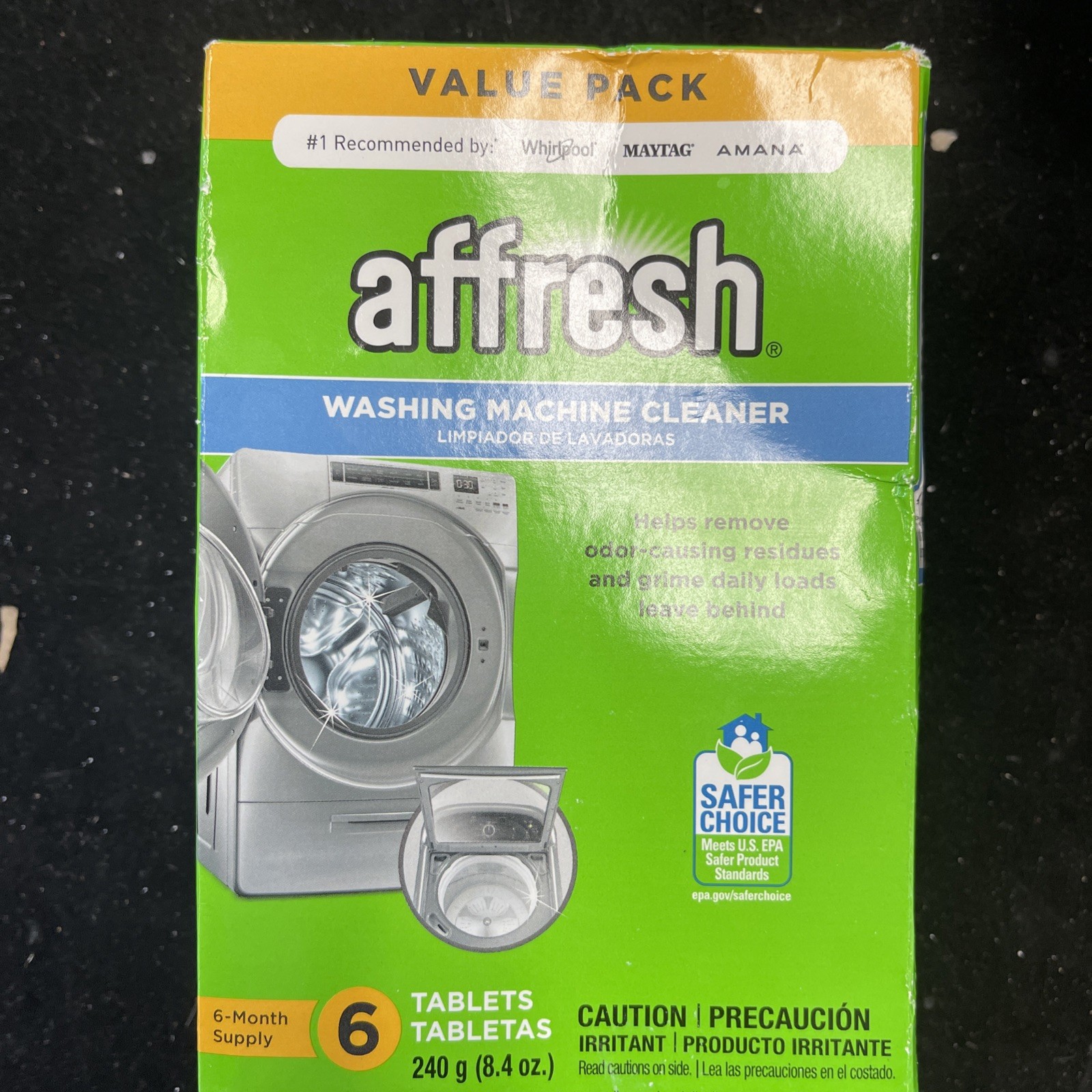 Affresh Washing Machine Cleaner Cleans Front Load and Top Load Washers