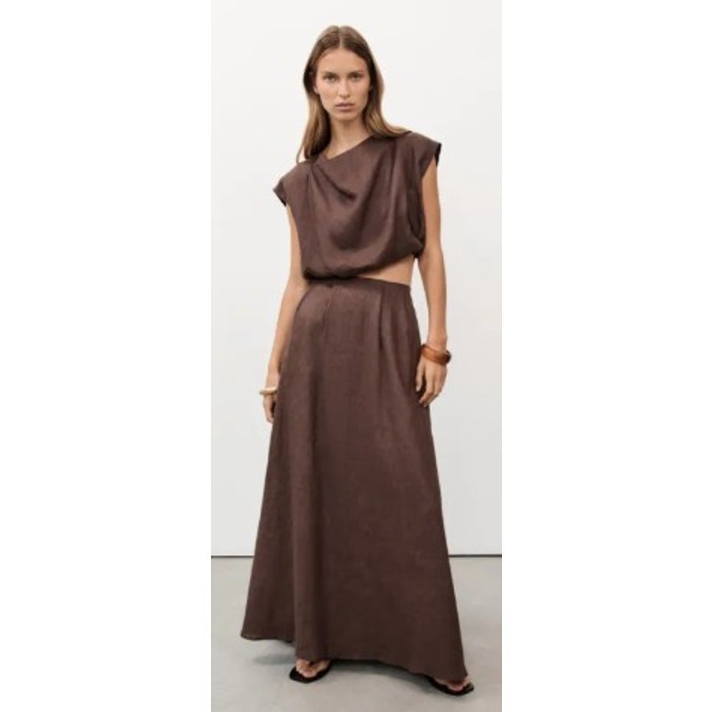 horrid bridesmaid dresses Dissh Addison white linen dress