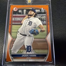 2023 Bowman Draft Jaden Hamm Orange 2/25 #BD-154