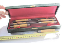 LOT 6 ANCIENS COUTEAUX DE TABLE manche ??? coffret ménagère couronne 122 garanti
