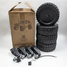 Unbranded Set of 4 Gearboxes  Plastic Wheels for Electric Children Ride on Car