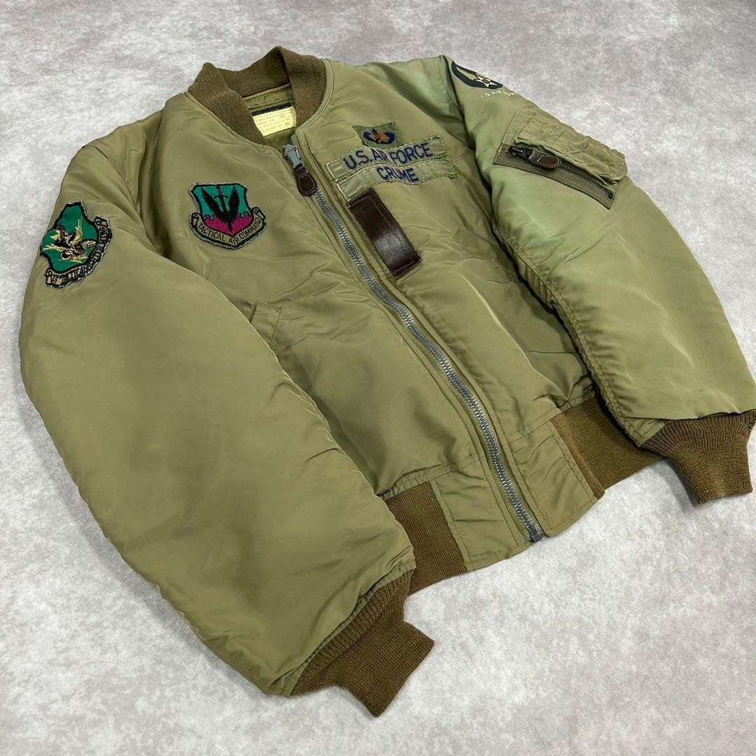 Buzz Ricksons B-15C Nylon Flight Jacket Khaki Jap… - image 17
