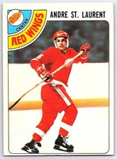 1978-79 O-Pee-Chee *C* Andre St. Laurent Detroit Red Wings #32