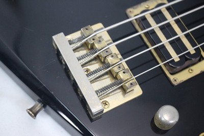 FERNANDES) Used 80s BXB-75 Black MIJ Explorer Bass 3.8kg Made in