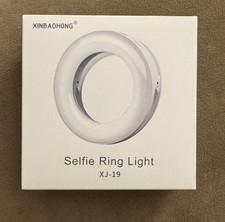 NIB Selfie Ring Light Rechargeable Portable Clip-on 40 LED for Smart Phone Photo