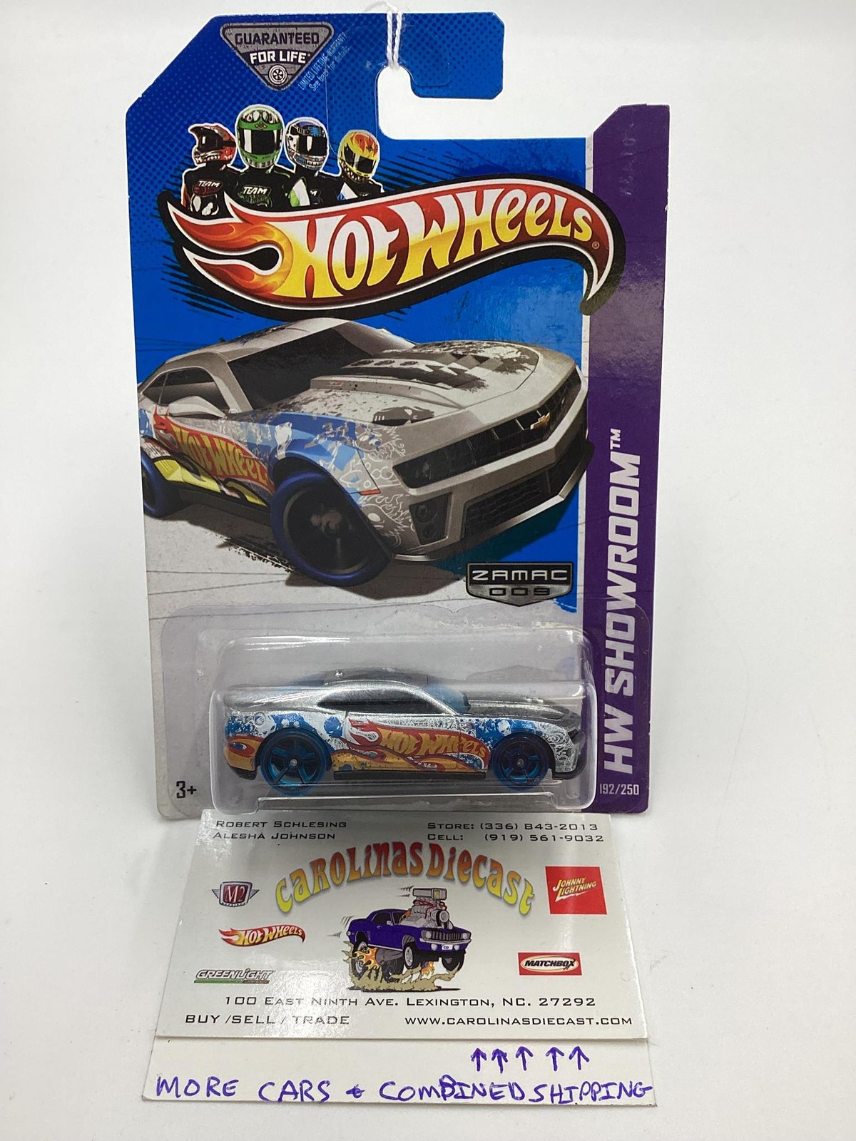 2013 Hot Wheels Zamac #9 #192 12 Camaro ZL1 Walmart Exclusive 149i