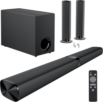 Cowin SoundBar for Smart TV, 120W Output with Subwoofer, Bluetooth 5.0, 3