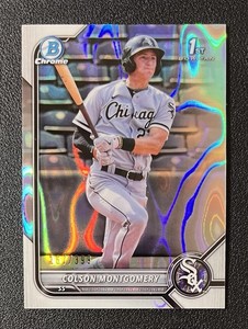2022 Bowman Chrome Colson Montgomery Lava Refractor /399 #BCP-71 White Sox
