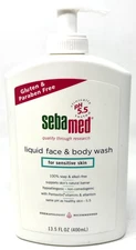 SebaMed Liquid Face & Body Wash For Sensitive Skin NIP 13.5 fl oz Each