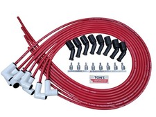 Tons Spark Plug Wires Ceramic Universal Length 90 Boot Ls 4.8 5.3 6.0 Red