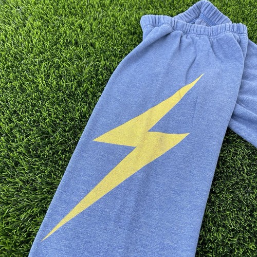 Avaiator Nation Sweatpants Joggers Lightening Bolt Blue Women’s XS - Imagen 8 de 8