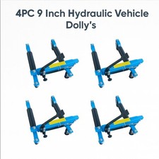 4pc Hydraulic Skates w/ Wheels 1500Lb Dolly Car Skates Vehicle Positioning Jack