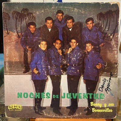Bonny Y Sus Bonnevilles LP Noches De Juventud VG Tejano Oldies
