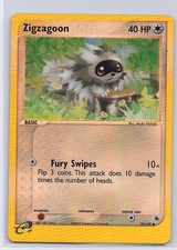 Zigzagoon 79/109 Ruby & Sapphire Pokemon Reverse Holo Lightly Played on eBay