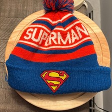 Kids One Size Superman Winter Hat