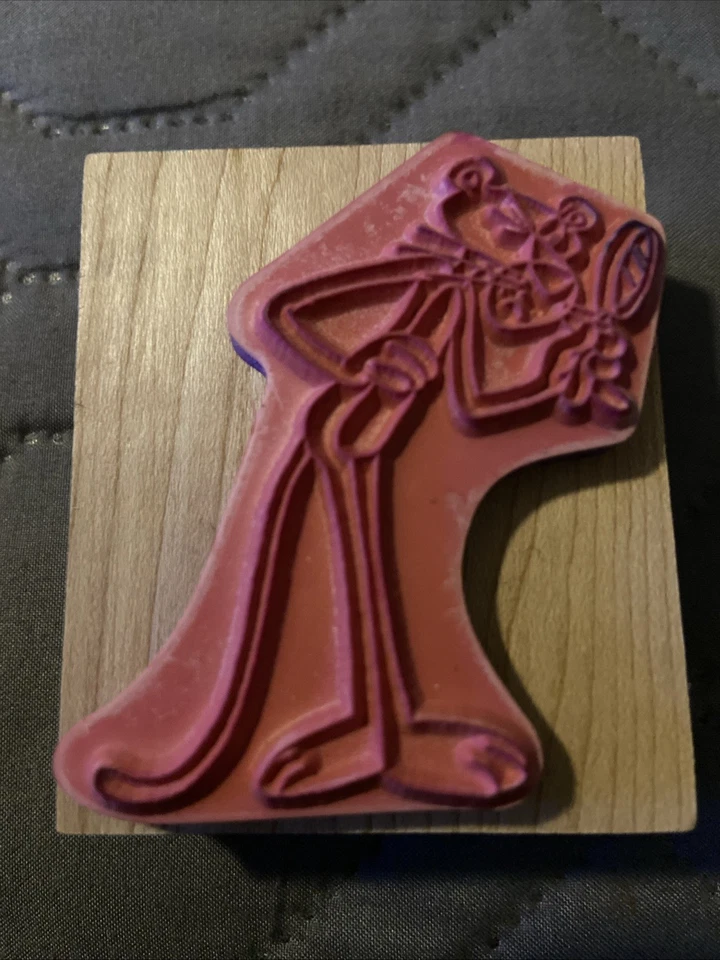 Sello de goma Inkadinkado Vintage 1995 Inspector Pantera Rosa 4362 Foto 2 de 2