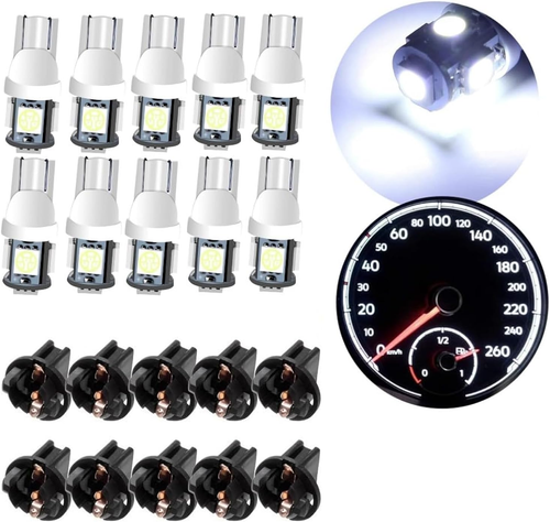 10Pack T10 194 168 LED Light Bulb PC194 PC195 PC160 PC161 PC168 Instrument Panel - Picture 8 of 12