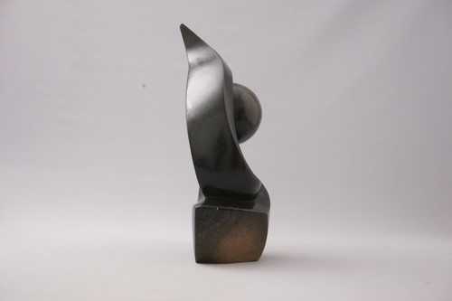 Shona Skulptur Kunst Afrika 2. Hälfte 20. Jahrhundert H. 52,5cm 20,8 kg Figur - Bild 3 von 14