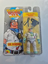 Bionic Six Dr. Scarab Action Figure 3.75” Die Cast  LJN Toys 1986 Sealed MOC A+