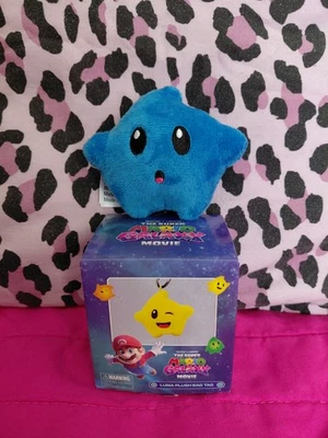 The Super Mario Galaxy Movie Blue Luma Plush Keychain Resealed - Image 1 of 2