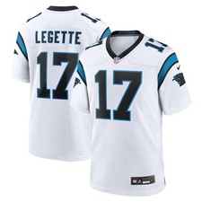 Carolina Panthers Xavier Legette #17 Nike White 2026 Official NFL Game Jersey