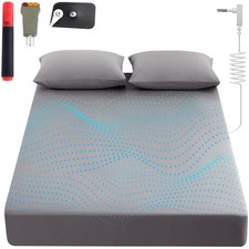 King Grounding Sheets with Silver Fiber, Pain Relief - Gray