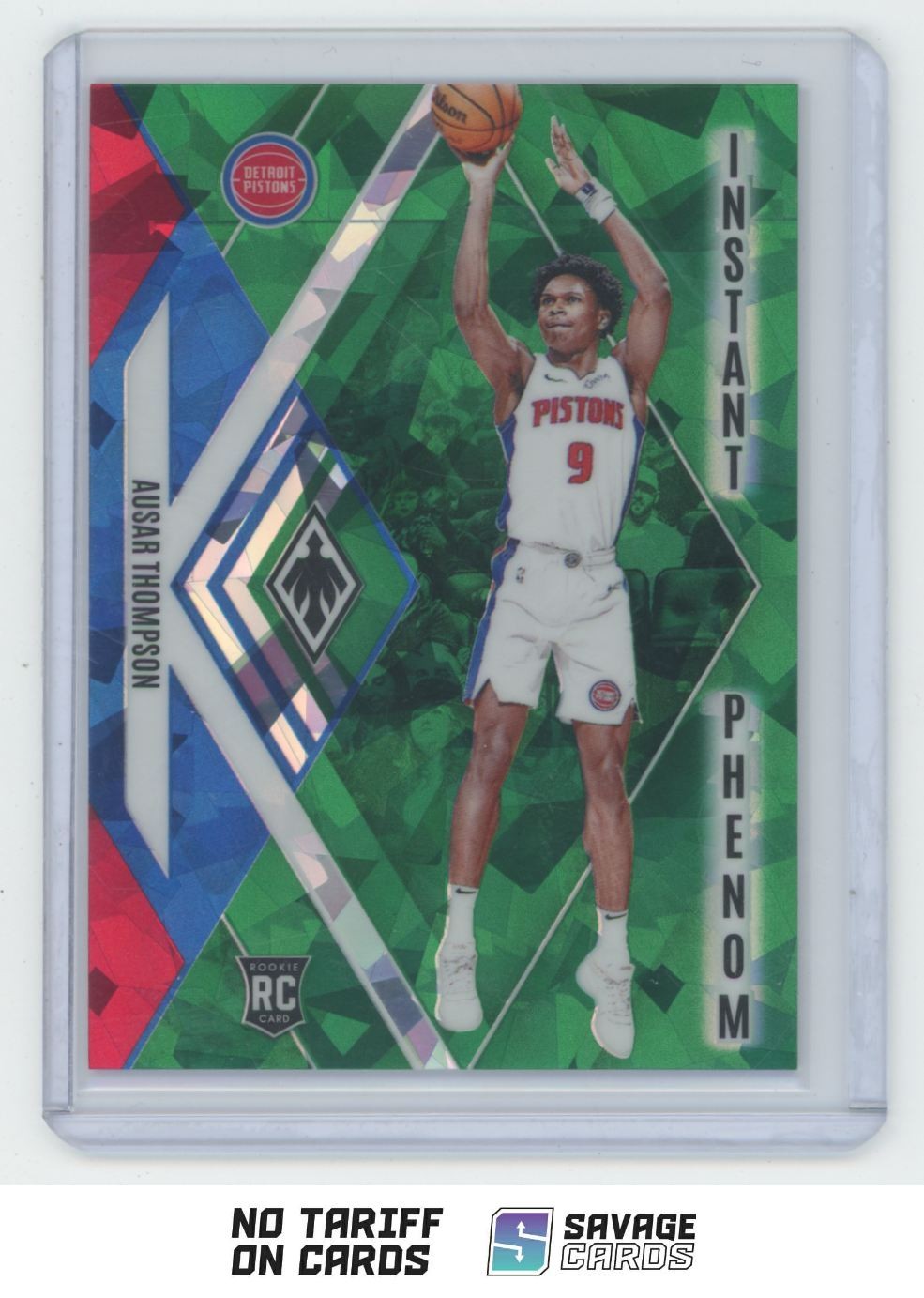 2023-24 Panini Phoenix Instant Phenom RC Green Ice Prizm Ausar Thompson /149 #4
